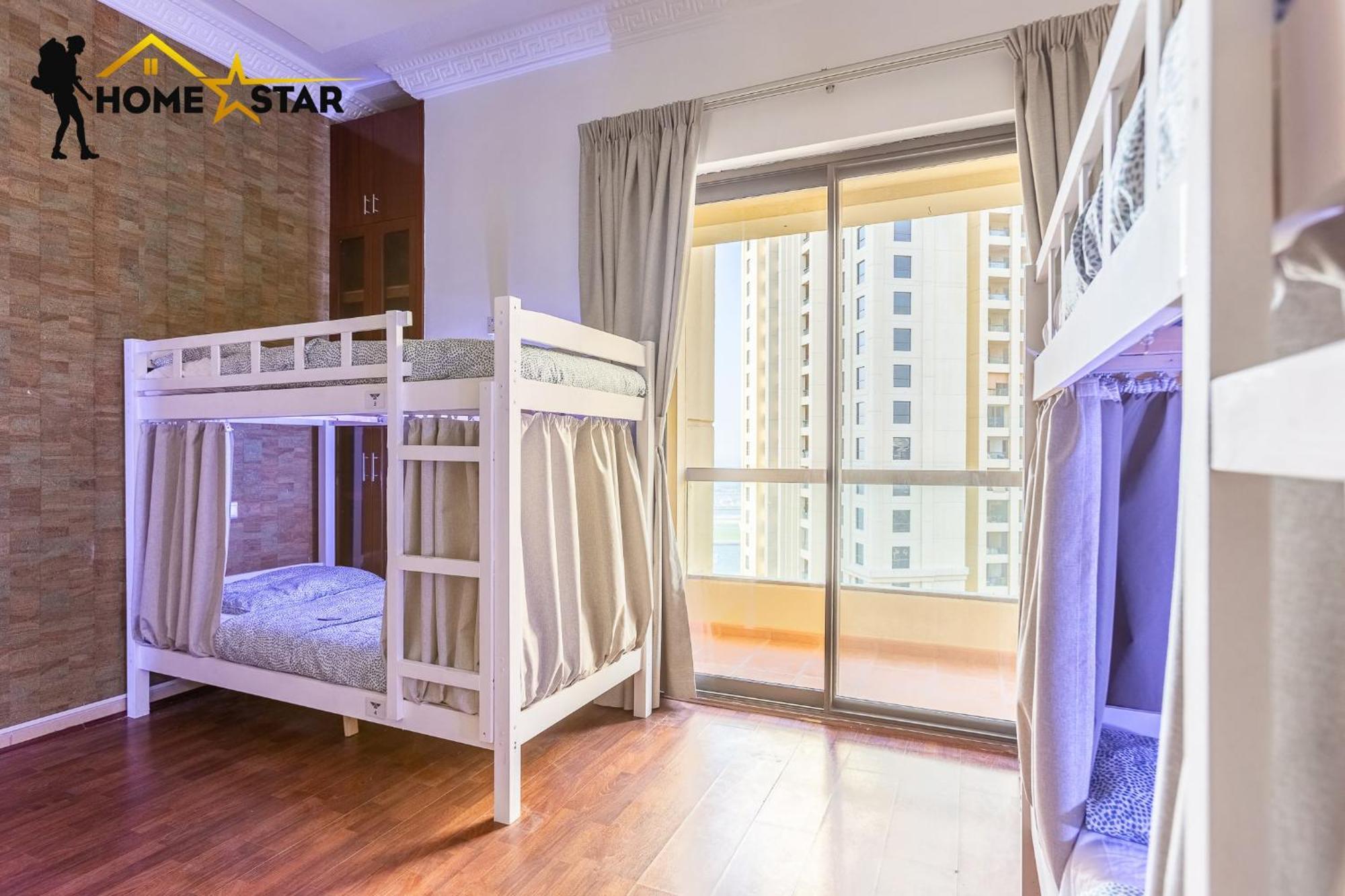 Homestar Deluxe Jbr Meditation & Wellness Hostel ドバイ エクステリア 写真